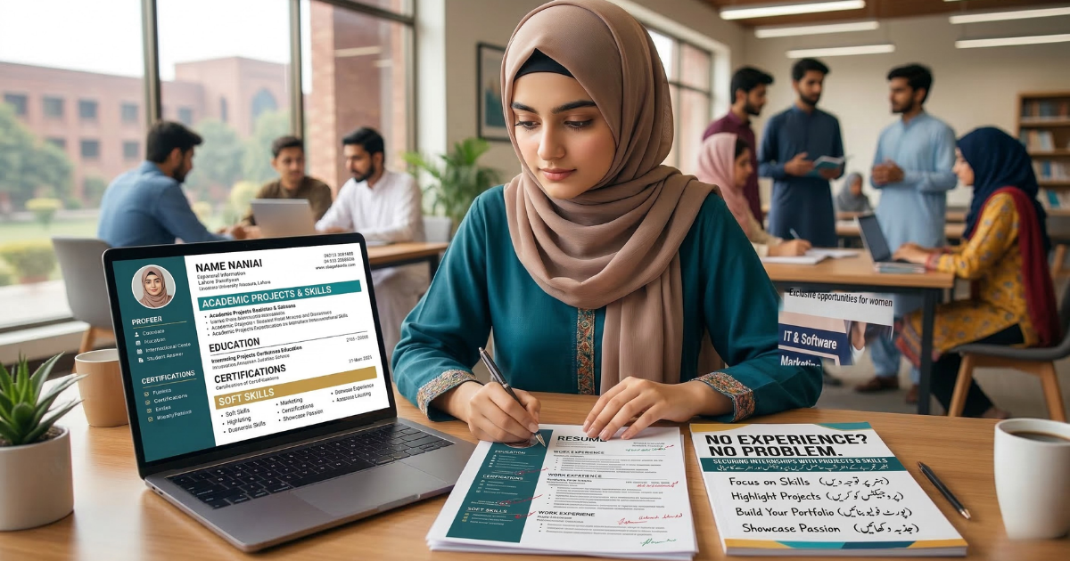 How can I apply for internships without experience?