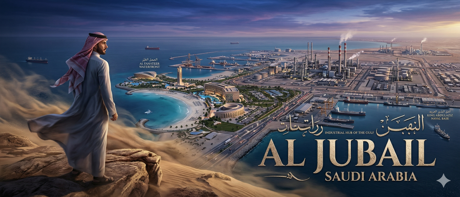 Al Jubail Saudi Arabia marine sanctuary mangrove coast and Gulf corniche