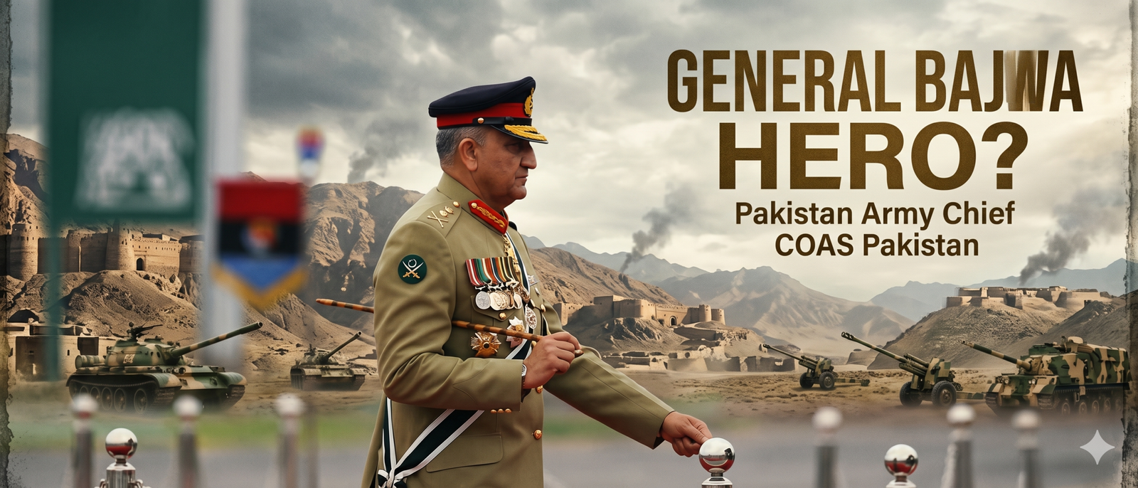Qamar Javed Bajwa General Pakistan Army Chief Hero