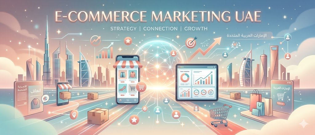 E-commerce marketing UAE digital shopping mobile
