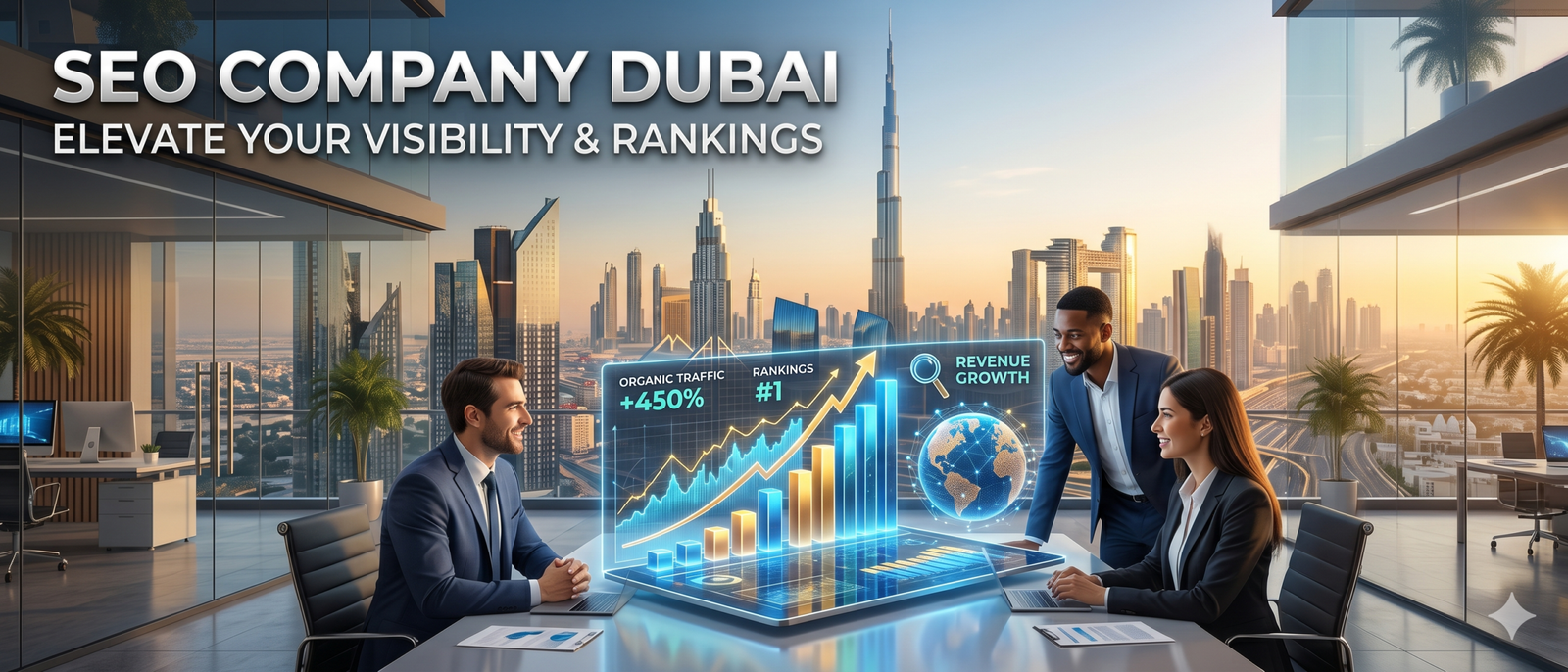 SEO company Dubai analytics dashboard