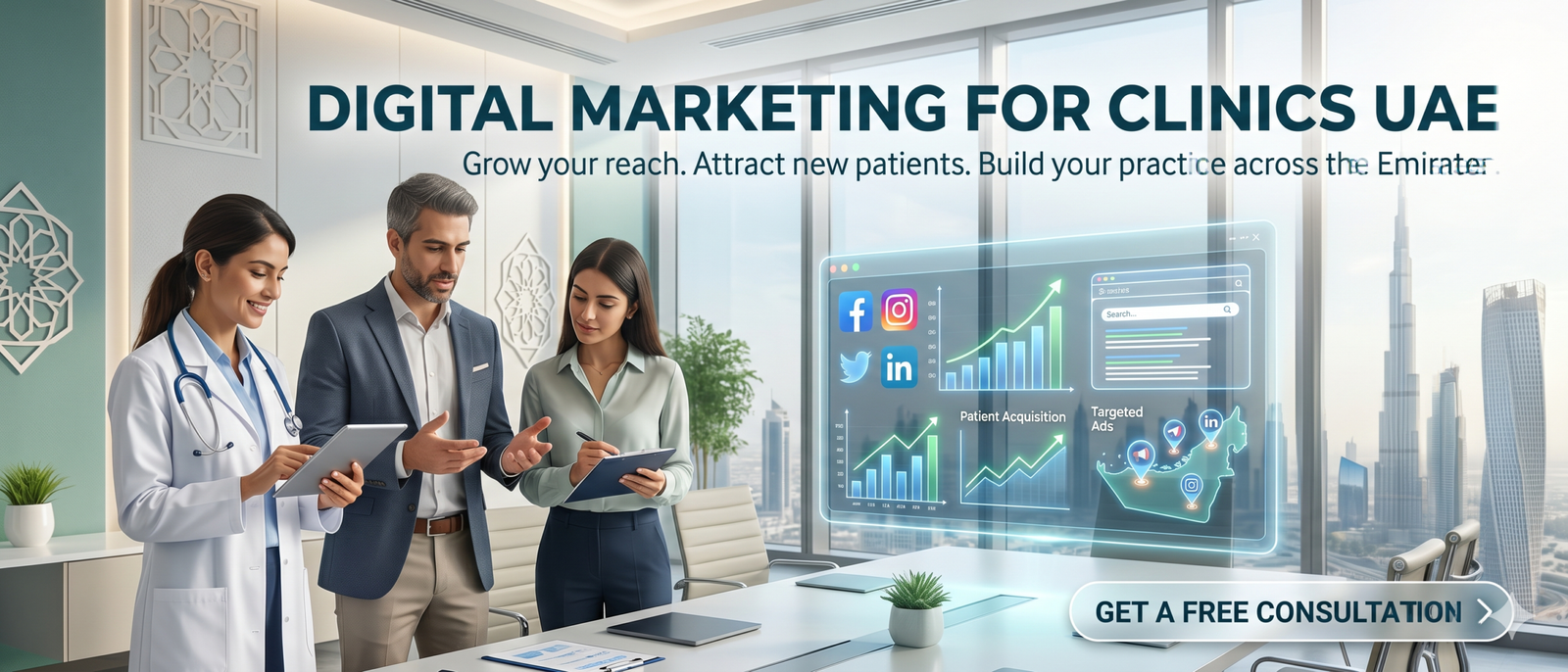social media marketing clinic UAE